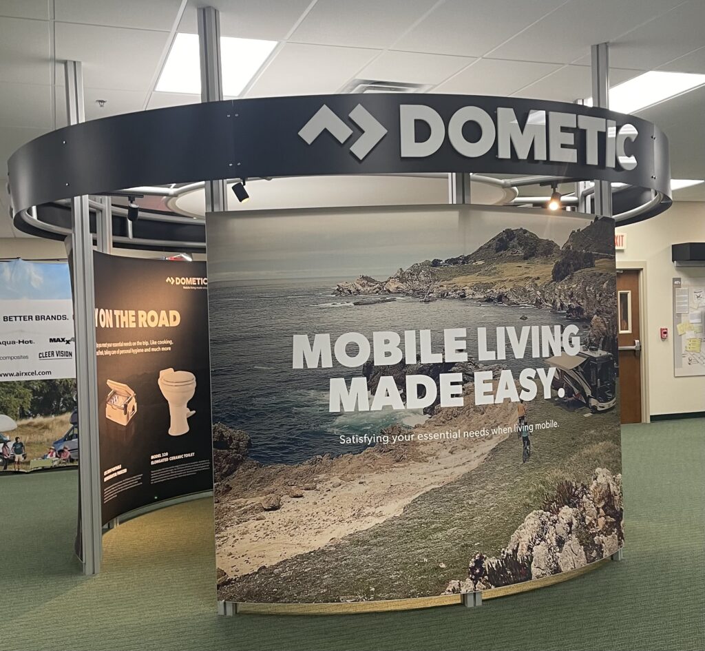 Dometic exhibit in the Exhibitors Hall