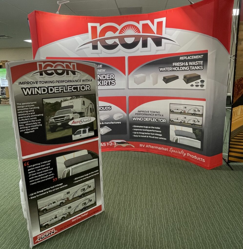 Icon exhibit in the Exhibitors Hall