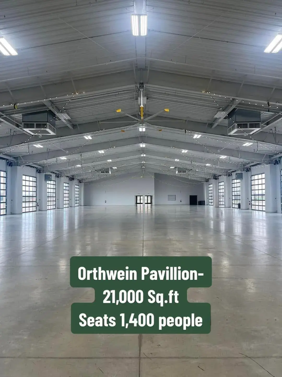 Orthwein Pavilion in an empty configuration