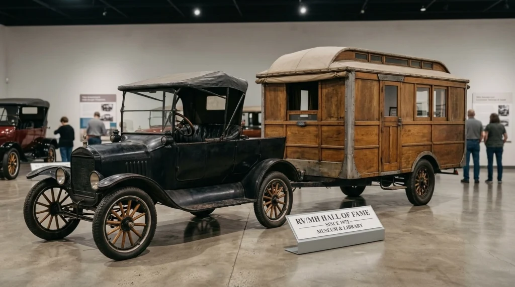 Vintage Model T and Trailer