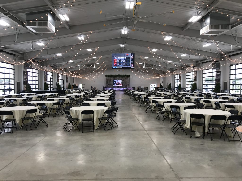 Interior of the Peter B. Orthwein Pavilion